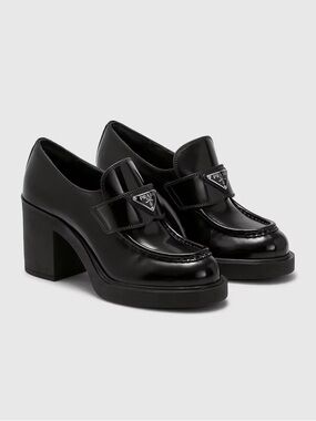 PRADA BLACK LOAFERS